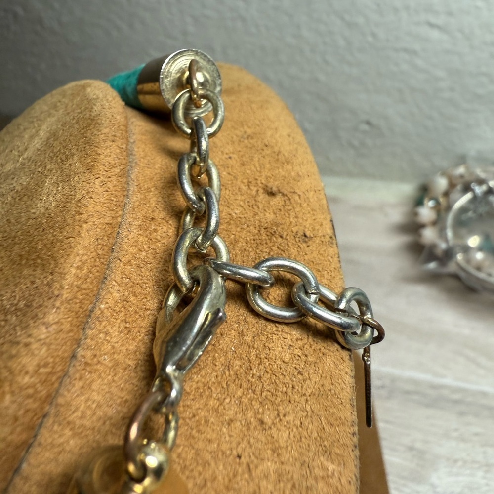 Baublebar Turquoise Spike Statement Necklace Bold… - image 5